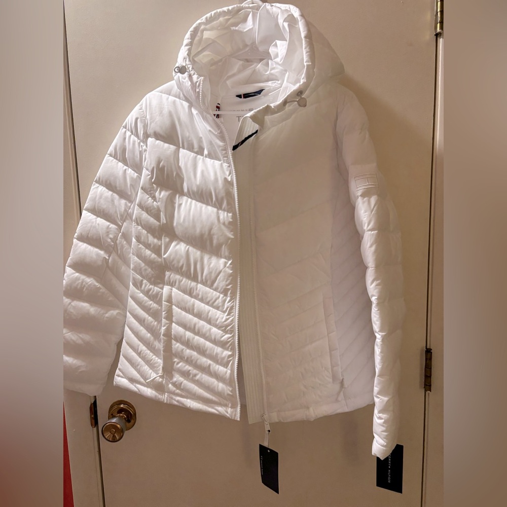 Tommy Hilfiger TH Flex Women Coat size L New
